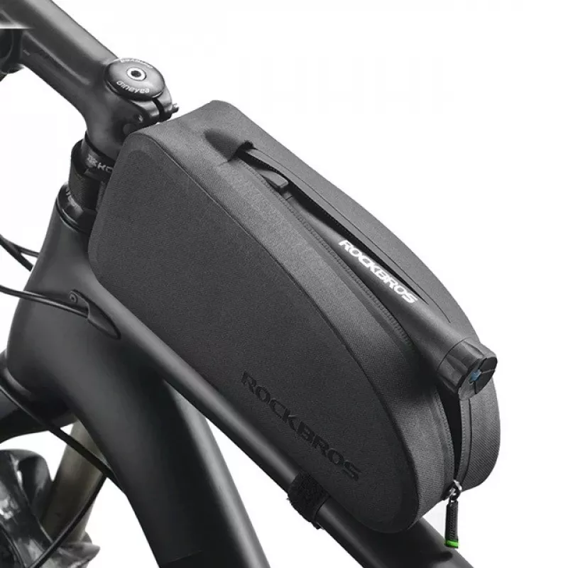 Rockbros AS-019-1 bolsa de quadro para bicicleta impermeável 1,6 l preto