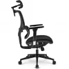 Cadeira de escritório Sharkoon OfficePal C40 — preta, design ergonómico, altura ajustável