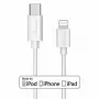 Cabo USB MediaRange MRCS215 1 m USB-C USB-C/Lightning branco