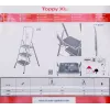 Escadote dobrável Krause Toppy XL prateado