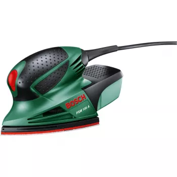 Lixadora múltipla Bosch PSM 100 A 26000 OPM preto, verde, vermelho