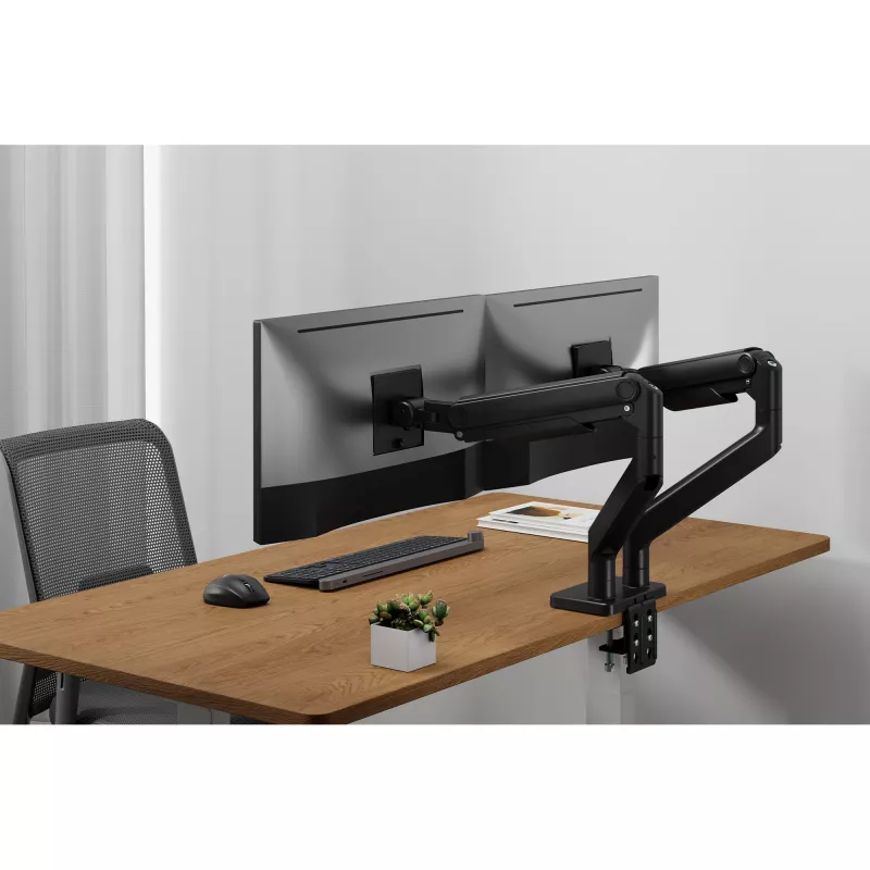 Suporte de monitor duplo DIGITUS para 2 ecrãs de 45
