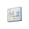 Higrómetro, termómetro e relógio combinados MOVA MTHM01 – unidade interior digital para medir a humidade relativa e a temperatura, compacta para secretária, prateleira ou parede