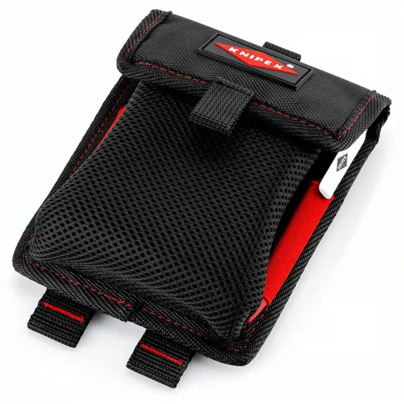 Bolsa de ferramentas Knipex Modular Bag 00 19 50 LE preto/vermelho, vazia, armazenamento modular para ferramentas