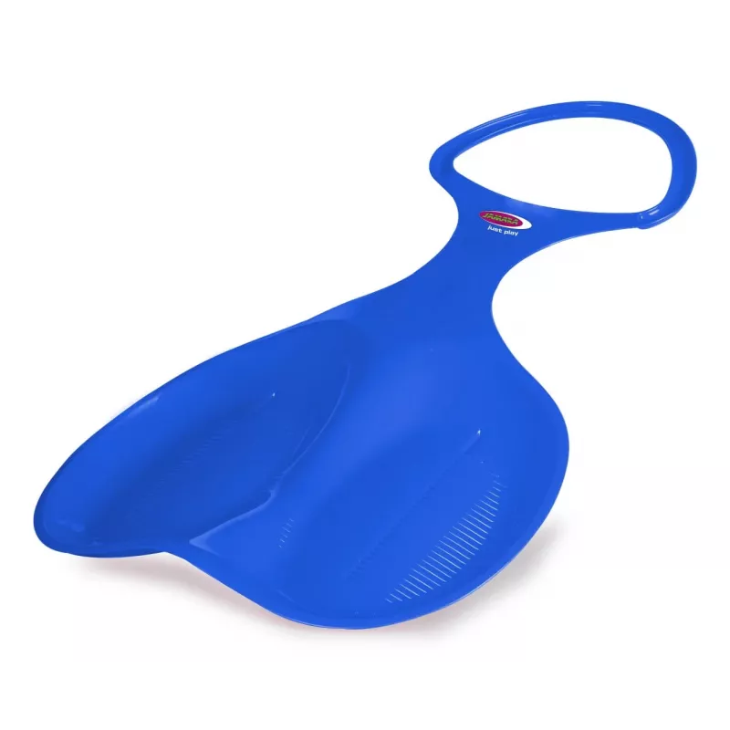 Trenó Jamara Snow Play Snow Glider azul — trenó de plástico, 570×380×30 mm, a partir de 3 anos
