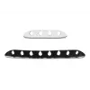 Fixador de cabos DeLOCK trapezoidal autoadesivo conjunto combinado 10 unid. preto branco