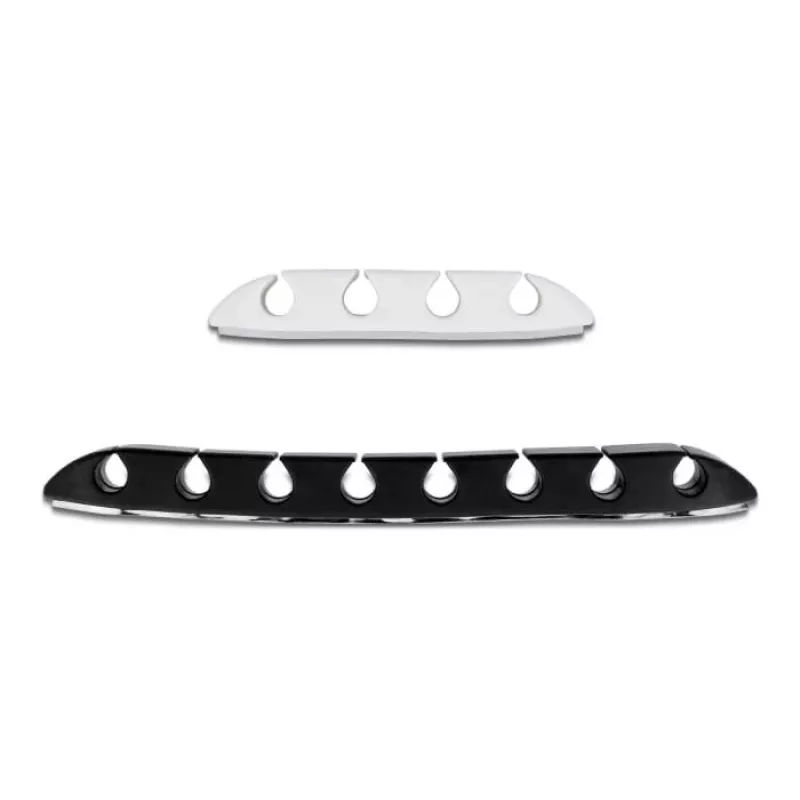 Fixador de cabos DeLOCK trapezoidal autoadesivo conjunto combinado 10 unid. preto branco