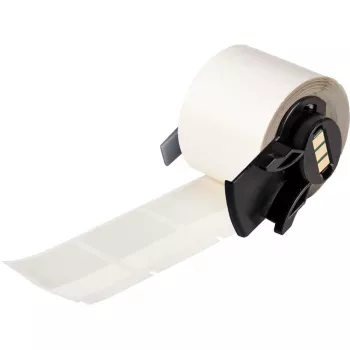 Brady, M6-32-427, vinil, autolaminada, branco/transparente, mate, 38,10 x 12,70(38,10) mm, para diâmetro de cabo de 4,00 - 8,10 mm, permanente (250 unid.) (174283)