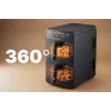 Fritadeira de ar quente vertical de cesto duplo PROMIS FRP1560