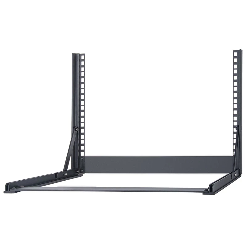 Rack Open-Frame 6HE 19 polegadas SILVERSTONE SST-RK06U-OF Rack de secretária prateado