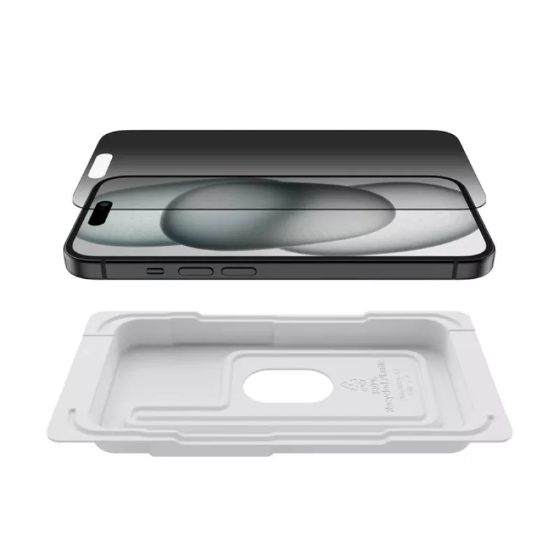 Proteção de ecrã Belkin ScreenForce para iPhone 16 vidro temperado Privacy
