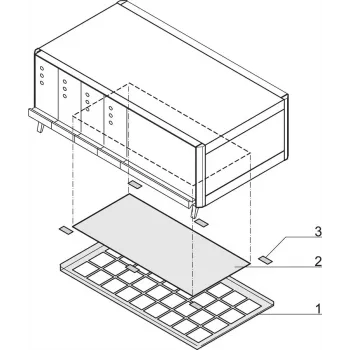 SCHROFF FILTERMATTE 84HE (PEÇA DE SUBSTITUIÇÃO) – Acessório para rack (64571036)