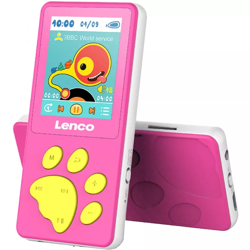 Leitor MP3/MP4 Lenco XEMIO-560PK 8 GB Rosa (XEMIO-560PK)