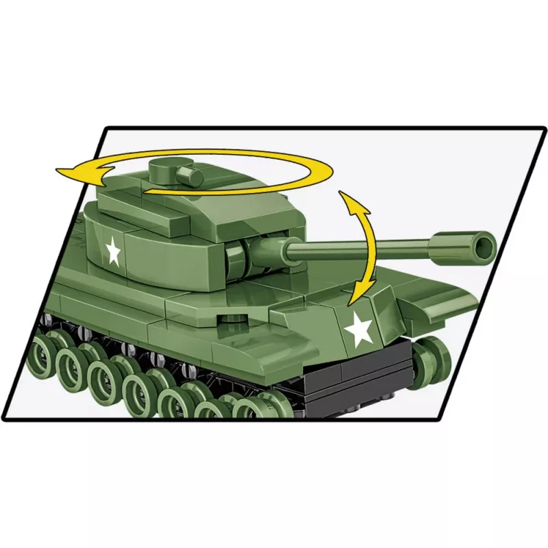 Patton M48, brinquedo de construção escala 1:72