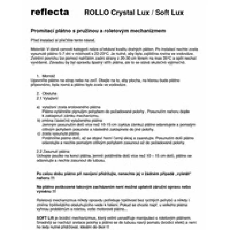 Tela de projeção Reflecta CrystalLine rolo 176x176 cm