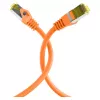 Cabo de patch RJ45 Cat.6A S/FTP LSZH Cat.7 cabo bruto laranja