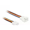 Cabo de extensão Delock para conector de ventoinha PWM 4 pinos 30 cm