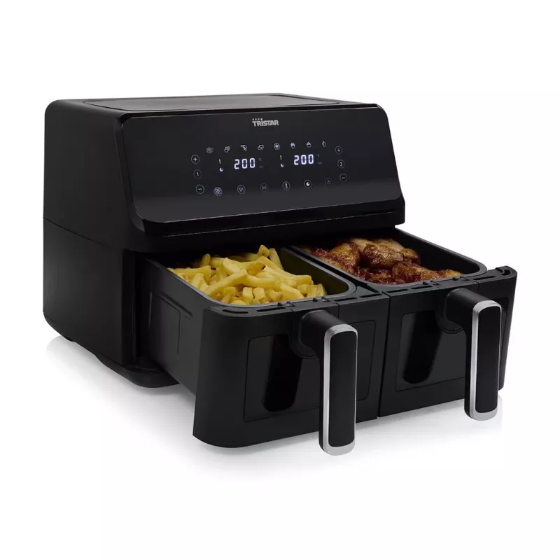 Fritadeira de ar quente Tristar FR-9040 8 L 2700 W Double preto