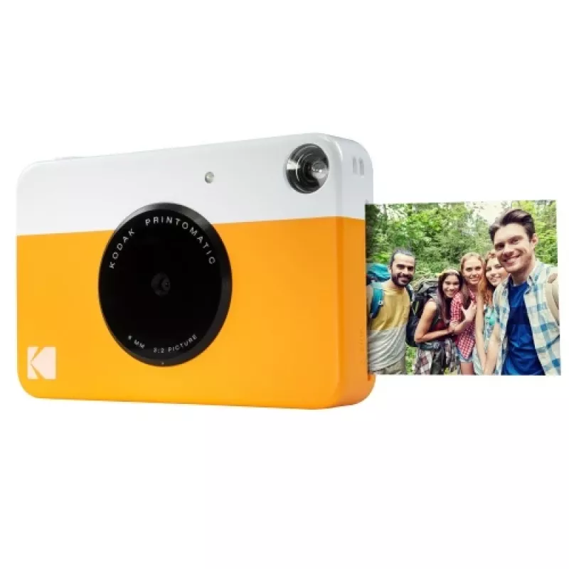 Máquina fotográfica instantânea Kodak PRINTOMATIC, 2x3'', Amarelo