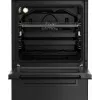 Fogão independente BEKO FSM52331DBDS, placa a gás 4 bicos (2900/2000/2000/1000 W), forno elétrico 60 L, 60 cm, classe de eficiência energética A, preto
