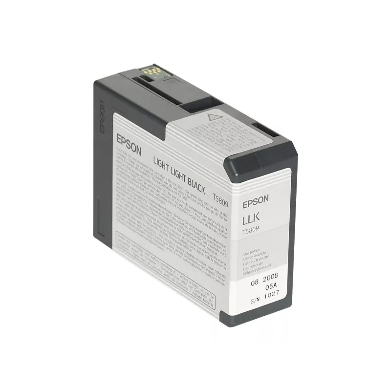 Epson Singlepack Light Light Black T580900, preto claro, tinta pigmentada, 80 ml, 1 unid.