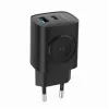 Carregador USB-A USB-C 20W PowerDelivery Quick Charge 3.0, preto