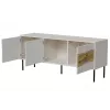 Móvel de TV Cama INSERTO 3D 143.5x40x61.5 cashmere + LED
