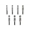 Conjunto de chaves de fendas DeLOCK 90551 8 peças sextavado exterior fenda oca 2,5 - 5,5 mm