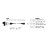 Cabo USB DeLOCK 88165 1 m USB A preto
