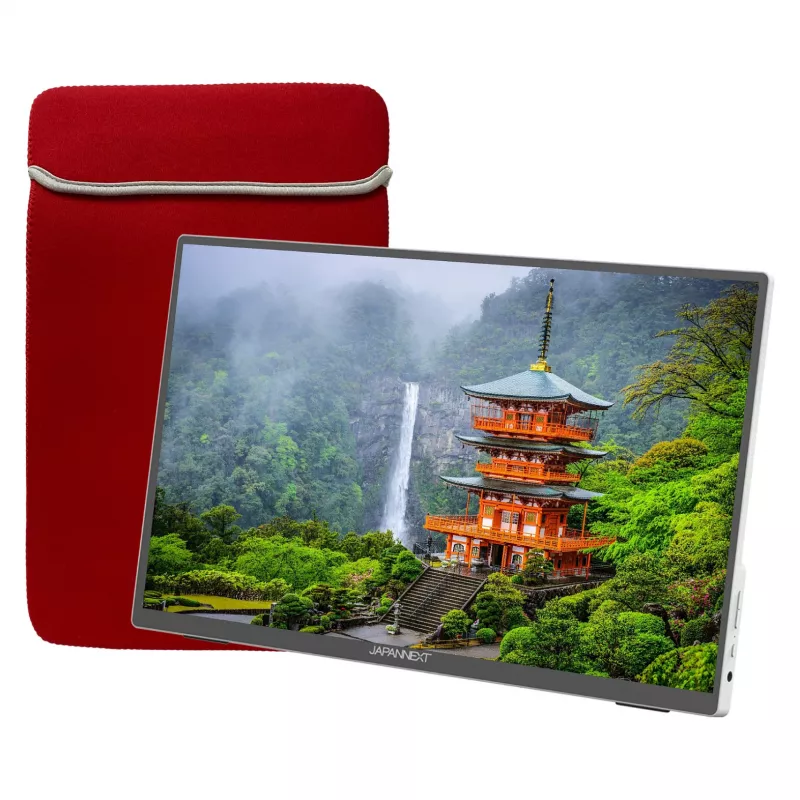 Monitor de computador JAPANNEXT JN-MD-I156FHDR-T 39,6 cm (15,6 polegadas) 1920 x 1080 píxeis Full HD LED ecrã tátil cinzento