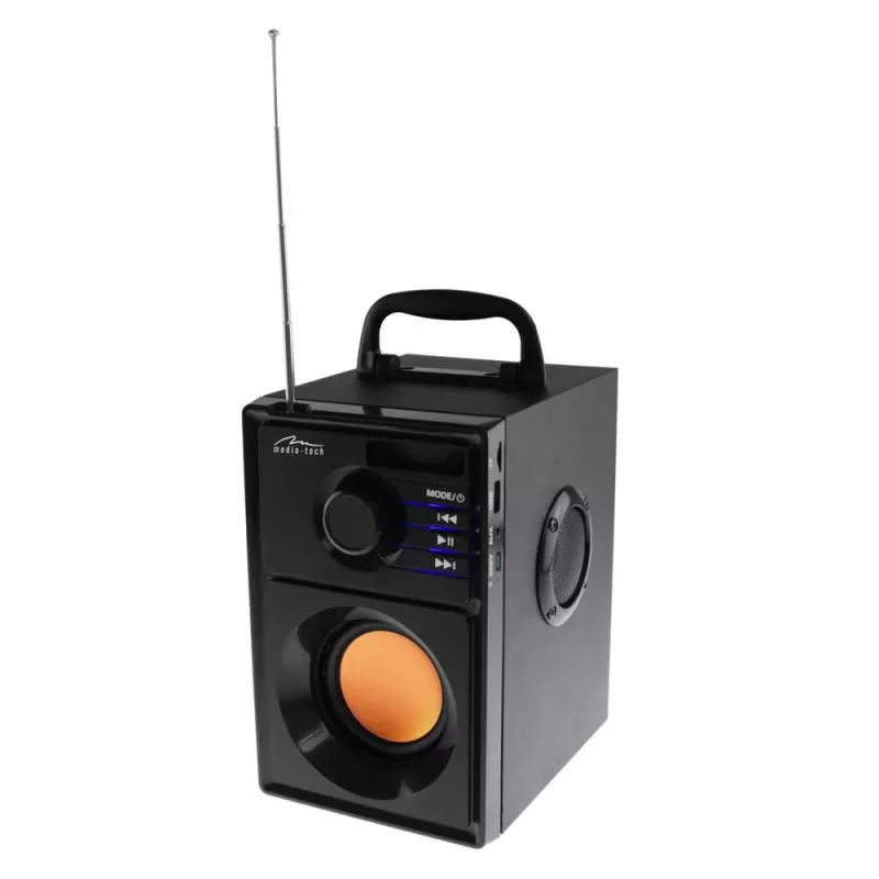 Media-Tech BOOMBOX BT 15 W altifalante estéreo portátil preto