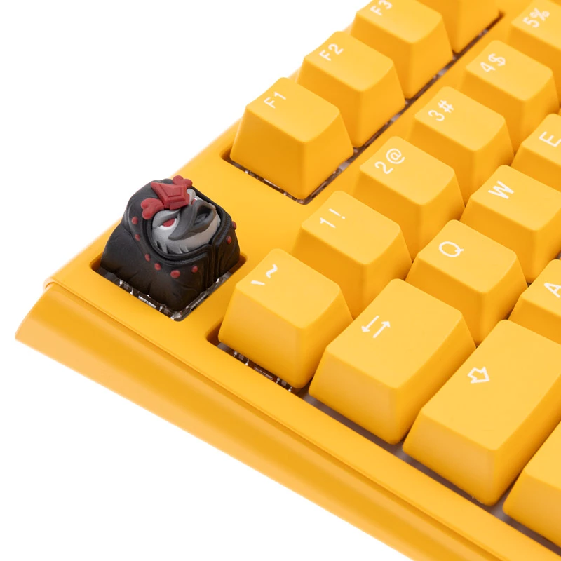Ducky x Hotkeys Ducky League Aqua Duck (edição escura)