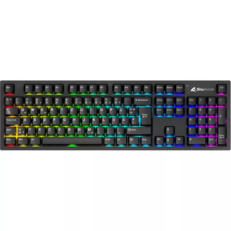 Sharkoon OfficePal KB70W Mech teclado mecânico, Linear Silent, disposição DE