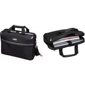 Mala para portátil LIGHTPAK Sierra 46112 – poliéster, preto, para portáteis standard