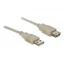 Cabo de extensão USB 2.0 DeLOCK 82240 3 m cinzento
