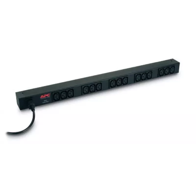APC RACK PDU BASIC ZERO U 10A 230V régua de tomadas (PDU) 15 saídas AC 0U preto