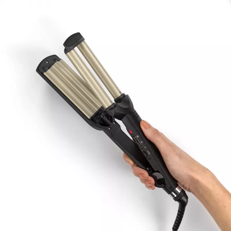BaByliss C260E EasyWaves Ferro texturizador Warm Black, Silver 70,9 (1,8 m)