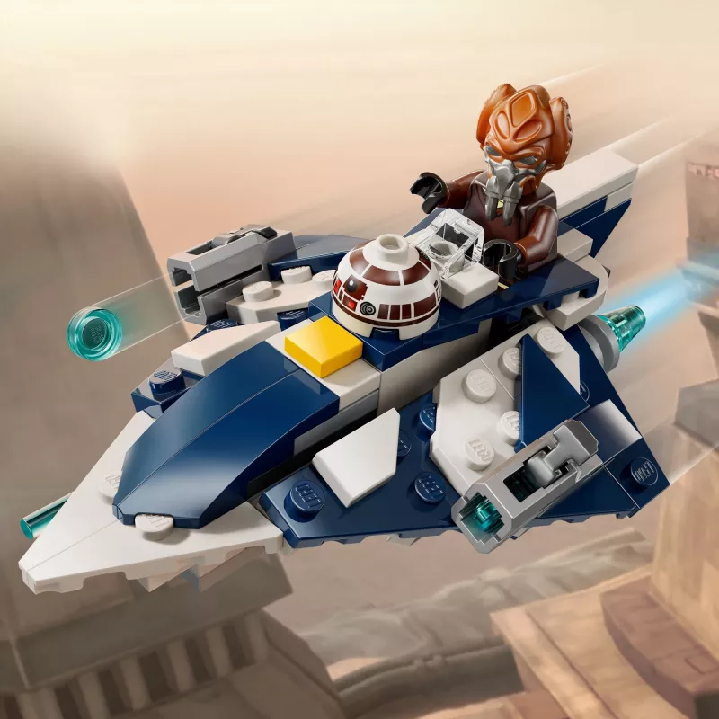 LEGO Microfighter Star Wars Plo Koons Jedi Starfighter 75400 — 89 peças, 1 minifigura, idade 6+