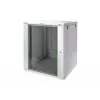 DIGITUS Professional Dynamic Basic Series DN-19 16U-6/6-EC - caixa - adequada para montagem na parede - cinzento, RAL 7035 - 16U - 48,3 cm (19)
