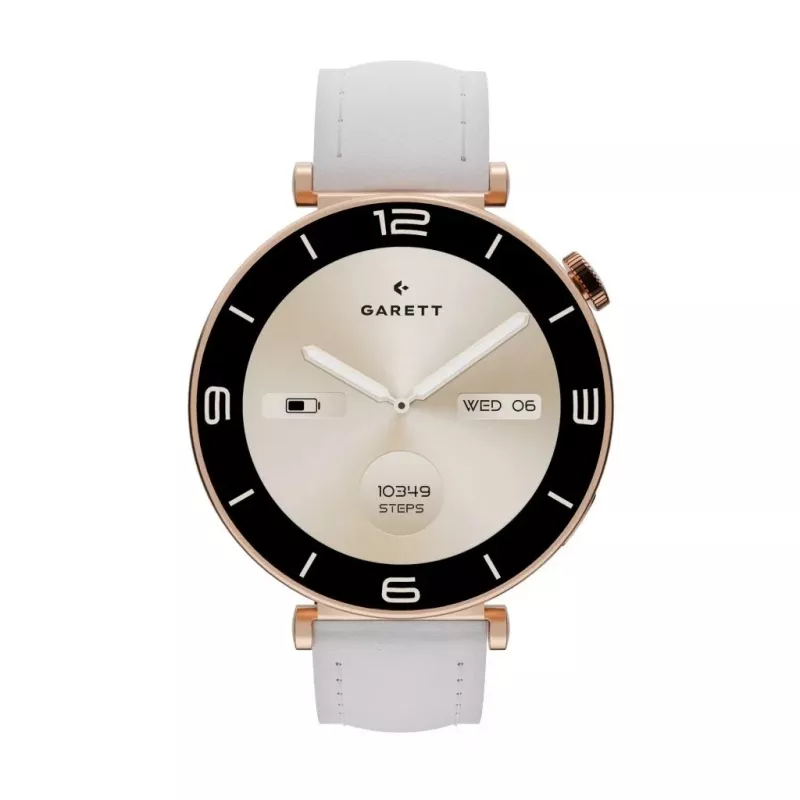 Smartwatch Garett Rose dourado Mesh