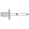 Rebite cego GESIPA 1454123 Al/Aço 5x16 mm flange grande K14 para 10,0–12,0 mm, embalagem de 250 unid.