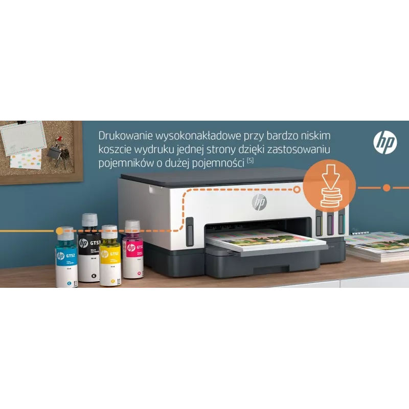 Impressora multifunções HP Smart Tank 720 — jato de tinta térmico, cor, A4, Wi‑Fi, duplex, 4800x1200 dpi