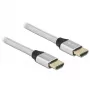 Cabo HDMI DeLOCK Ultra High Speed 48 Gbps 8K 60 Hz prateado 3 m