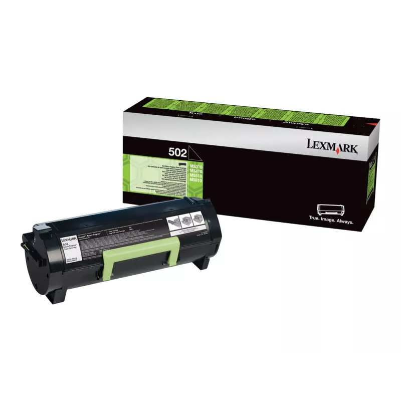 Toner Lexmark 502 1500 páginas preto