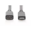 Cabo de extensão USB Type-C Digitus AK-300210-007-S 0,7 m