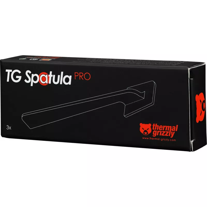 Thermal Grizzly espátula Pro aplicadores — conjunto de 3 para aplicar pasta térmica
