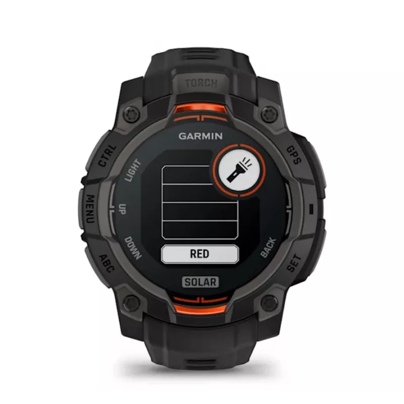 Garmin Instinct® 3 – 45 mm, relógio solar preto
