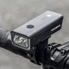 Rockbros luz de bicicleta + cabo USB-C - USB-A 260 lm preto
