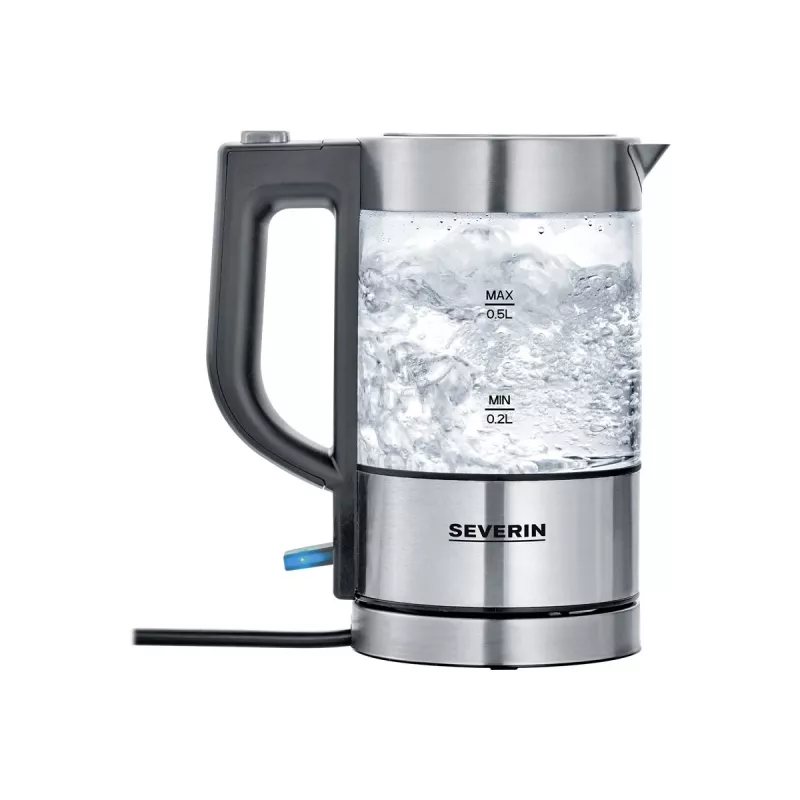 Severin WK 3472 chaleira elétrica 0,5 L prateado 1100 W (WK3472)
