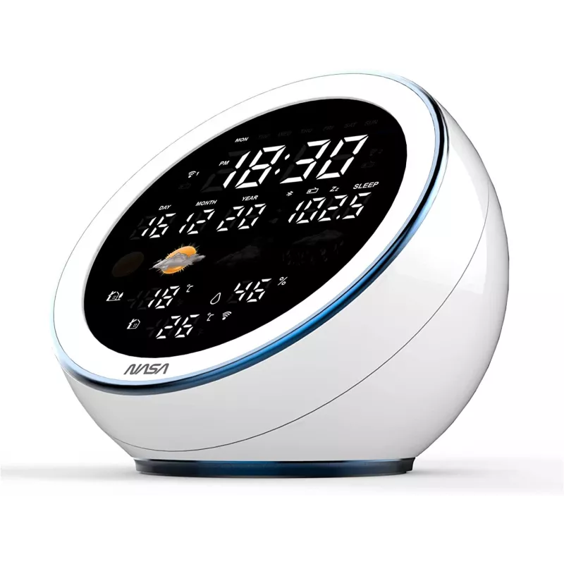 Estação meteorológica/coluna BT Nasa WSP1500 branca Moon